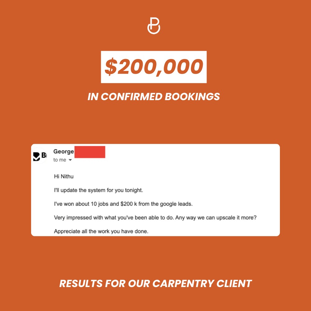 Booking value results